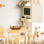 table with 4 chairs massive wood