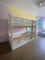 двуетажно легло с чекмеджета