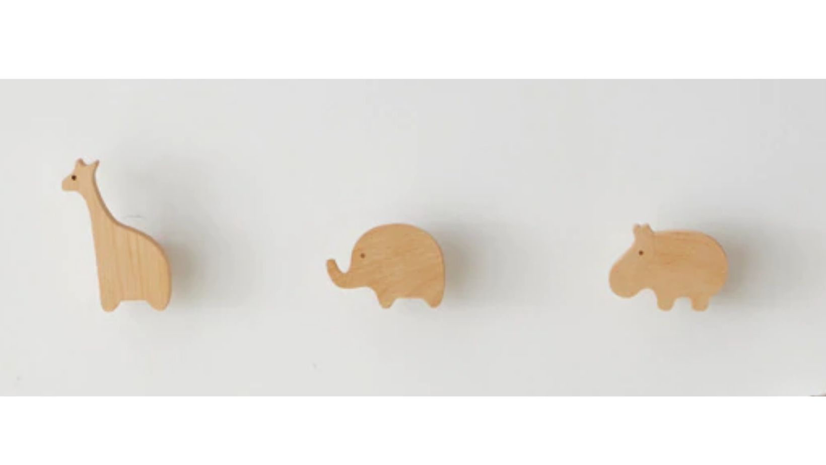 Brown Minimalist Interior Style Facebook Cover wooden hooks animals