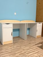 бюро с чекмедже и шкафче