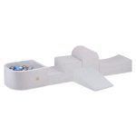 Colț de joacă cu piscină de bile și 100 de mingi