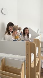 Pat supraetajat cu pat suplimentar tip sertar - imagine 6