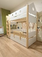 Pat supraetajat cu pat suplimentar tip sertar - imagine 3