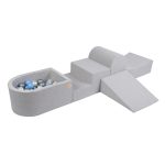 Colț de joacă cu piscină de bile și 100 de mingi - imagine 4