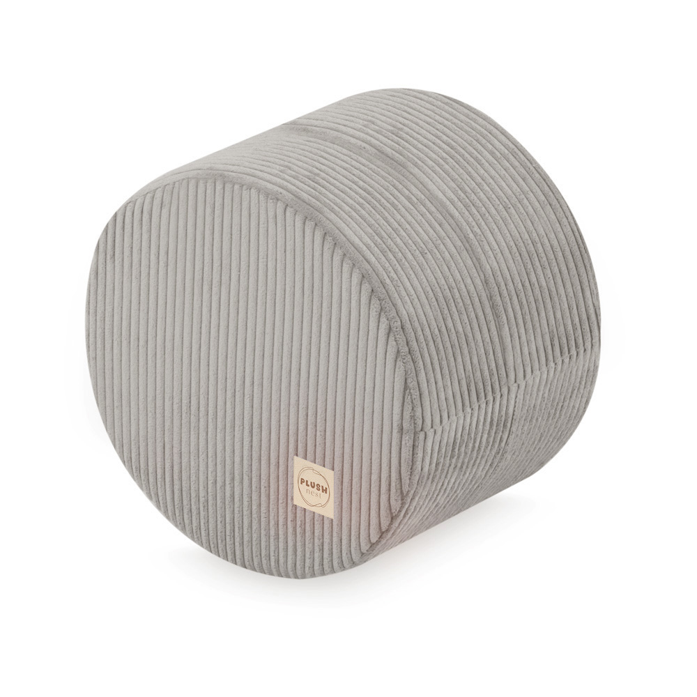 Taburet pentru copii din catifea premium bej Taburet pentru copii din catifea premium bej